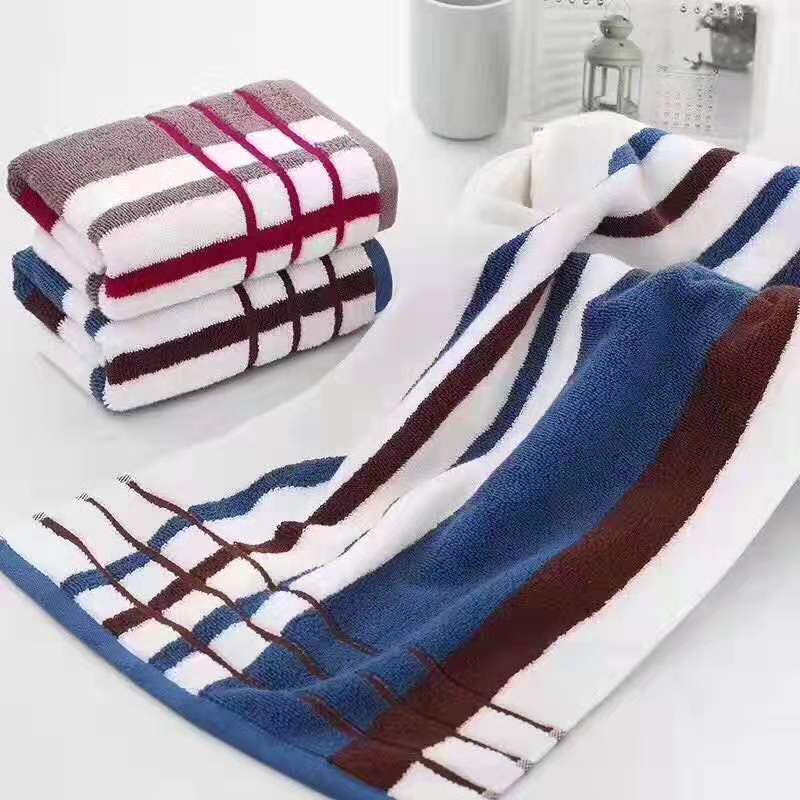 一号优品厚实120克纯棉洗脸巾居家日用商超礼品刺绣字棉毛巾